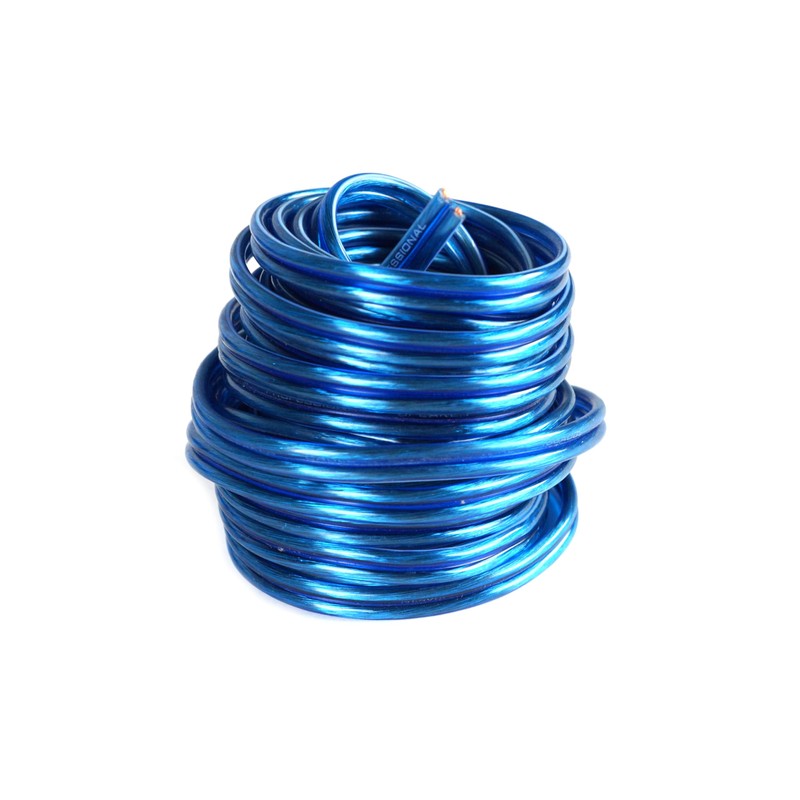 Absolute KIT0BL Complete 0 Gauge Blue Amp Kit with RCA