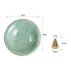 Dostende Incense Holder, Lotus Leaf Incense Stick Holder, Ceramic Incense