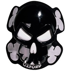 Oxford OX683 Skull Motorcycle Knee Sliders Black