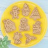 Kit 8 Pzs Cortadores De Galletas Navidad Moldes Repostería