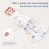 ZIGJOY Sleep Sack Swaddle 1.0 Tog Baby Wearable Blanket 100%