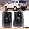 Mayello Black Chrome Housing Tail Lights Rear Lamps Fit For