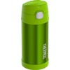 355ml FUNtainer Vacuum Insulated Drink Bottle - Lime Green