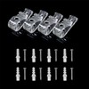 CENPEK 8 Pieces Transparent P Clips Hooks Blind Clips Safety