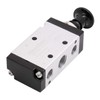 Heschen 4R210-08 Metal Hand Valve 5-Way 2-Position 1/4 PT Aluminium