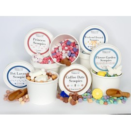 Scoopie Wax Melts Cups - Theme: Flower Garden Scoopie