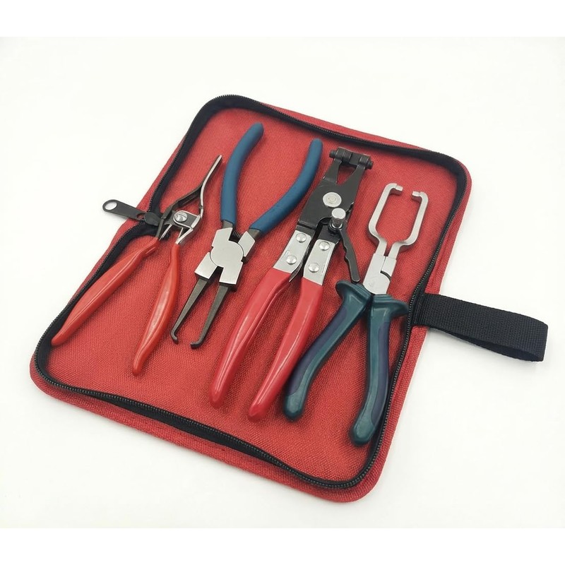Set 4Pcs electrical connector disconnect tool,Fuel Line Pliers,9" Fuel Filter
