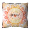 Sophia Art Indian Square Urban Design Floor Pillow Cover Ottoman