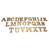 eSplanade Brass Hotel Door Sign Alphabet Letter A 4" G