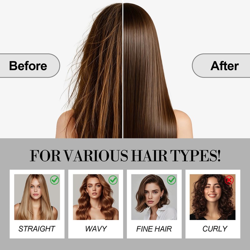 Self-Cleaning Hair Brush Retractable Bristles Hair Brushes for Women &Girls