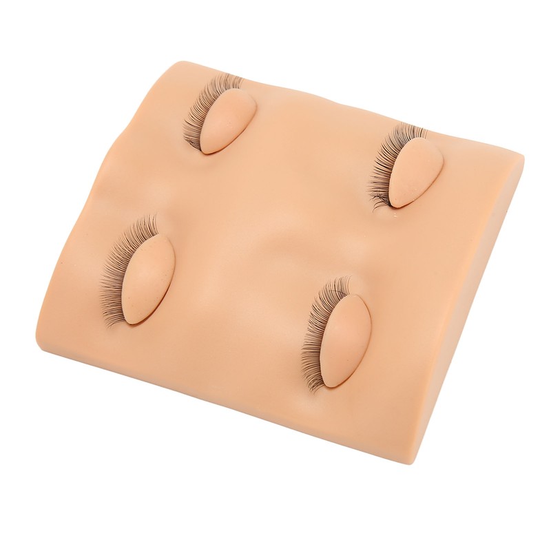 Eyelash Practice Mannequin Head Double Layer Lash Mannequin Head with