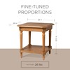 Maven Lane Pullman Multipurpose Traditional Style Tall Square Wooden Side