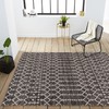 JONATHAN Y SMB108F-3 Ourika Moroccan Geometric Textured Weave Indoor Outdoor