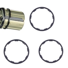 Pack of 3 Spacer Bicycle Inner Bearing, Bicycle Inner Bearing Axle Discs, Spacer for Bottom Bracket, Bicycle Freewheel Reilrunning Washer Cassette Flywheel Bicycle Hub, Efficient for Road Bike