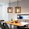 Mlihove Modern Pendant Lighting for Kitchen Island 1-Light Farmhouse Black