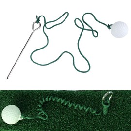 Golf Swing Rope Ball, Practical 1 PCS High Flexibility 16.5cm Nail Length Golf Practice Rope Ball, Durable for Training Leisure Teaching Home