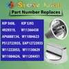 Upgraded W11366438 Stove Knobs Replacements for Whirlpool Gas Ranges WCG55US6HS00