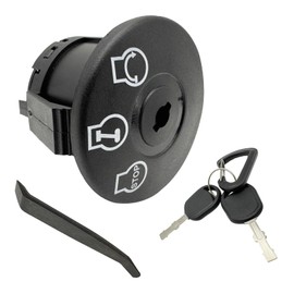 Memiuyelay LVU29433 Starter Ignition Switch with 2 Keys Fit for John Deere 1023E 1025R 1026R 2025R 2026R 3025E 3032E 3036E 3038E Replace LVU29433 with Removal Tool & Keychain