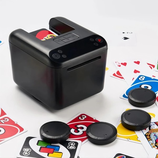 CUIYKAI Automatic Electric Card Sending Machine, Compatible with Poker and