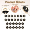 sourcing map 104 Pcs Letter Charm, Alloy A-Z Initial Charm