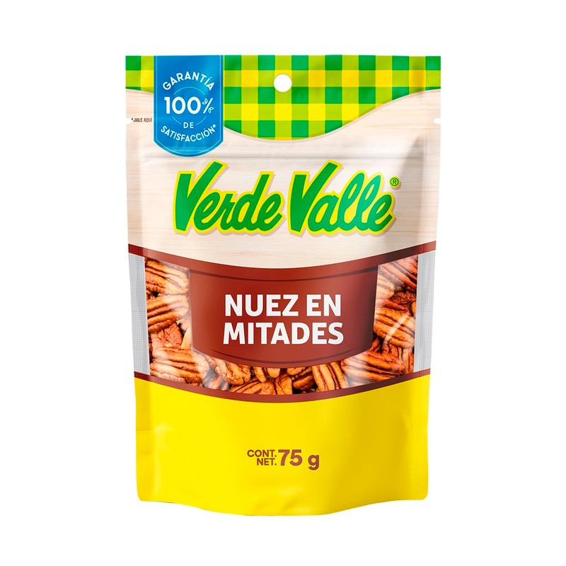 Verde Valle Nuez En Mitades - 75 g