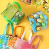 JMANNI 6 PCS Easter Gift Bags,Easter Tote Bags with Handles,