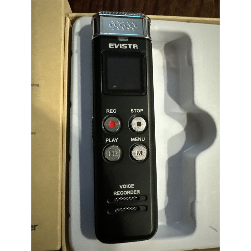 EVISTR 16GB Digital Voice Recorder Voice Activated Recorder with Playback