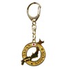 Castle Enterprise Japan Souvenir Key Chain (Japan Map Watermark, Gold)