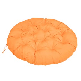 Lifup Water Resistant Papasan Cushion, Rocker Chair Pads, Hammock Seating Cushion for Hanging Egg Chair Folding Garden Sofa Patio Garden Swing Chair Orange Round 24"