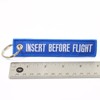 Rotary13B1 Insert Before Flight - Keychain - Blue