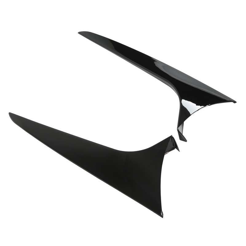 Pair Rear Window Splitter Spoiler Side Wing Cover for 3