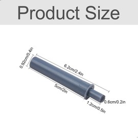 Door Damper Furniture Door Damper Buffer - Pack of 10 Hidden Plastic Latch Close Damper Buffer Push to Open System for Cabinet Doors Noise Reduction Anti-Collision Shock Absorption