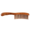 TAN MUJIANG Hair Comb Inserted Teeth Natural Wood Scalp Massage