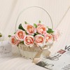 MAGICLULU Small Wicker Basket: Willow Flower Girl Basket Woven Willow