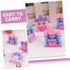 Operitacx Bulk Creative Erasers Pcs Princess Castle Eraser Set for