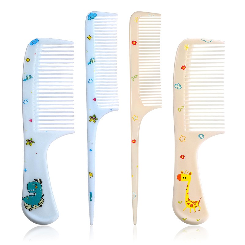 Styquenzer Bonito Juego de Peines para El Cabello, 4 Cepillos