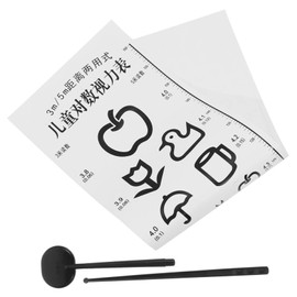 ULTECHNOVO 1 Set Visual Testing Chart Standard Eye Test Wall Chart for Classroom Use Design for Eye Examinations and Vision Testing Printing for Easy Identification