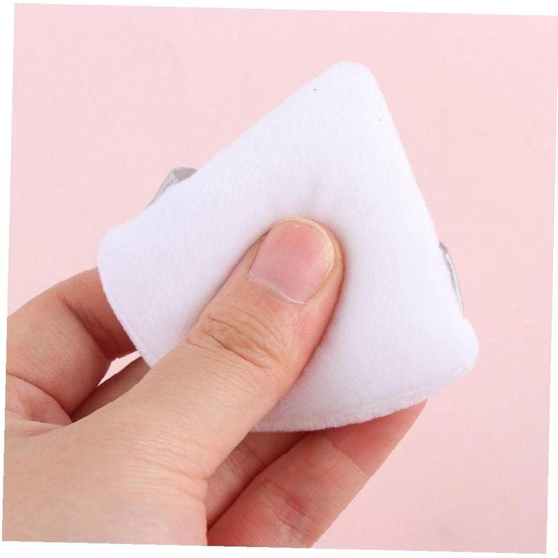 Set of 2 Powder Puff Triangle Velvet Mini Face Makeup