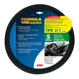 LAMPA 33069 Formula Premium Steering-Wheel Cover, Thermoplastic Elastomer (TPE), Small