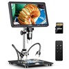 Leipan DM12 Digital Soldering Microscope 2000X, 10.1" Coin Microscope with