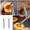 2pcs Fruit Core Removing Tools Peach Core Removers Cherry Pitter