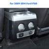 Jimen Compatible with 2009-2014 Ford F150 Rear Air Conditioner Vent