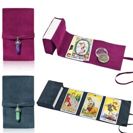SHE SAID OKURRR 5Pcs Tarot Card Holder Velvet Tarot Bag and Pouches Tarot Accessories