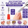 FATUXZ Nail Drill bits, 3/32" Shank Tungsten Carbide Drill Bits,