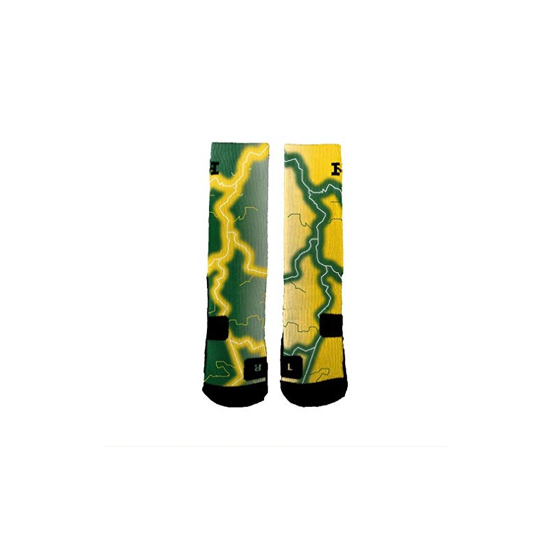 HoopSwagg Brand Athletic Socks Oregon Storm Small