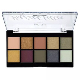 NYX PROFESSIONAL MAKEUP Perfect Filter Shadow Palette, Eyeshadow Palette, Olive