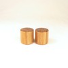 Lamp Finial, Teak, Drum Pattern 9