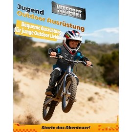 Children's Protective Set for Bicycle MTB Scooter, Adjustable Protective Clothing with Chest Area, Knee & Elbow Protection, Lightweight for Outdoor Activities