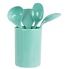 Reston Lloyd 82992 5-Piece Calypso Basics Utensil Holder Set, Seafoam