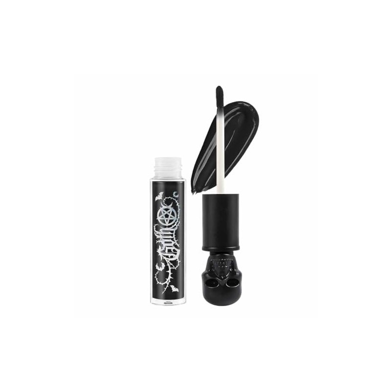 Malagna Cosmetics Labial gloss negro Calavera Ultrapigmentado 10gr Black gloss